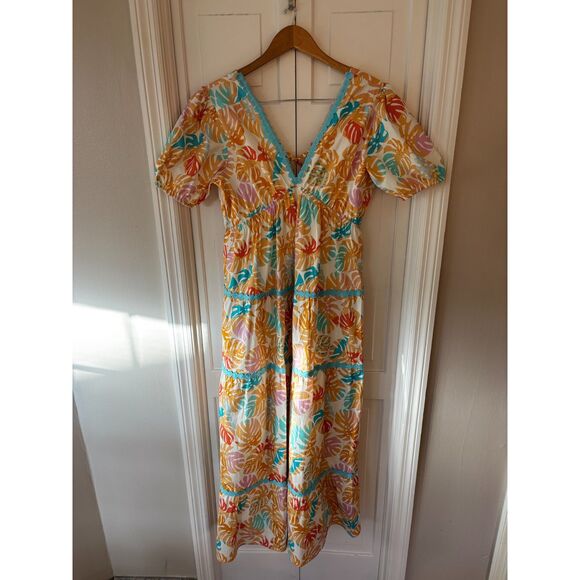 NWT marie by Victoria Dunn Tiered Floral Maxi Dress - Picture 3 of 7